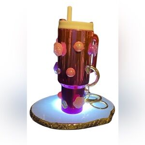 Lipstick Tumbler Keychain Handmade by Blvd #1